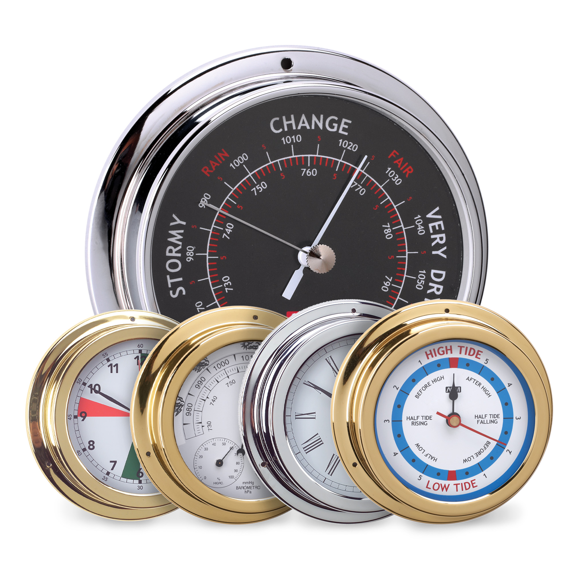 Product category - Brass Clocks & Barometers