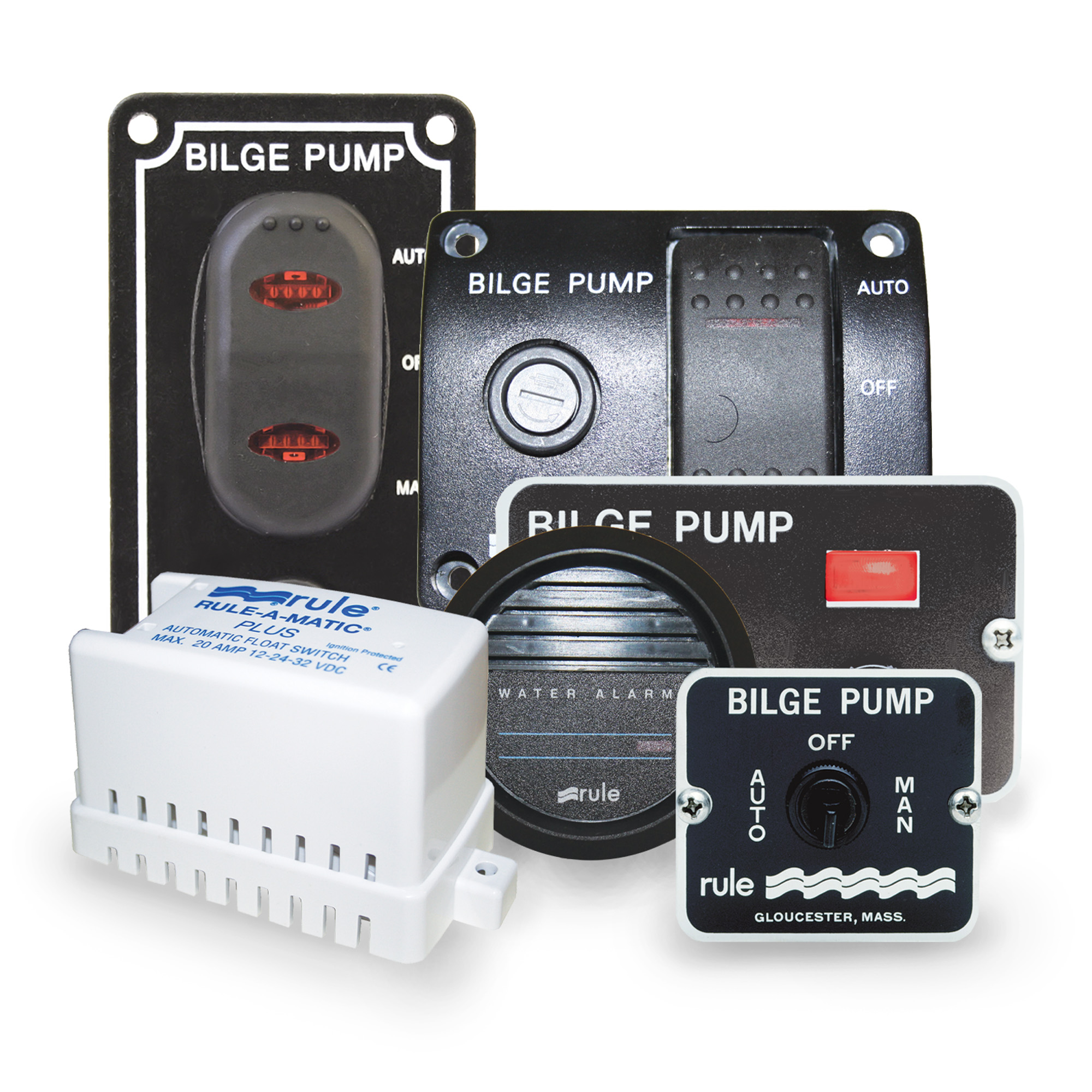 Product category - Bilge Pump Alarm Kit / Control Pannel