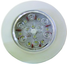 Light LED Wht Flush 12v