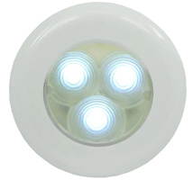 Light -LED Rnd Wht 12-24v