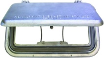 Scupper -Plain alloy Lge 